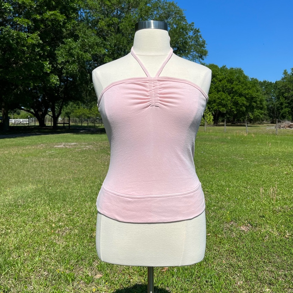 2/$40 Y2K Pink Halter Top